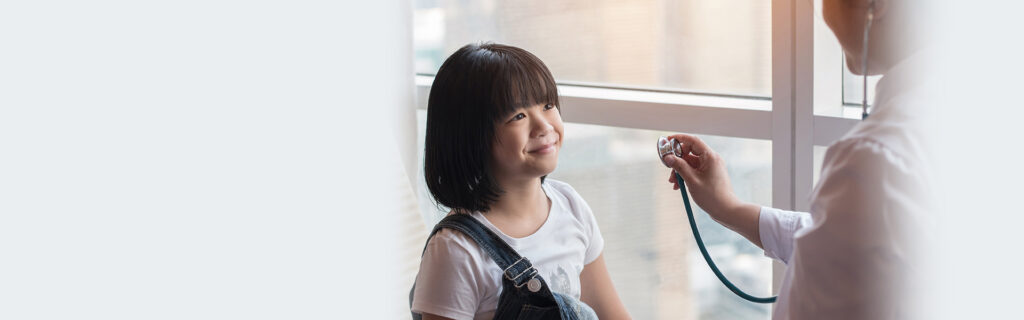 child at ER for RSV treatment